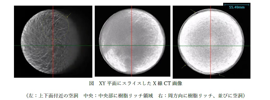 FRP円柱成形体の非破壊検査