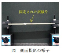 試験片側面撮影