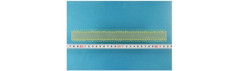 試験片加工端部変色